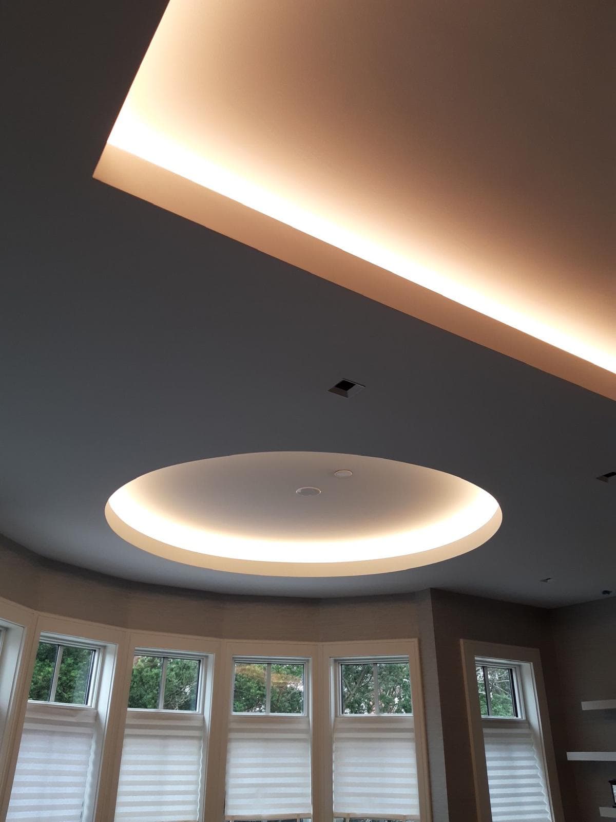 Circular Tray Ceiling Cove Lighting