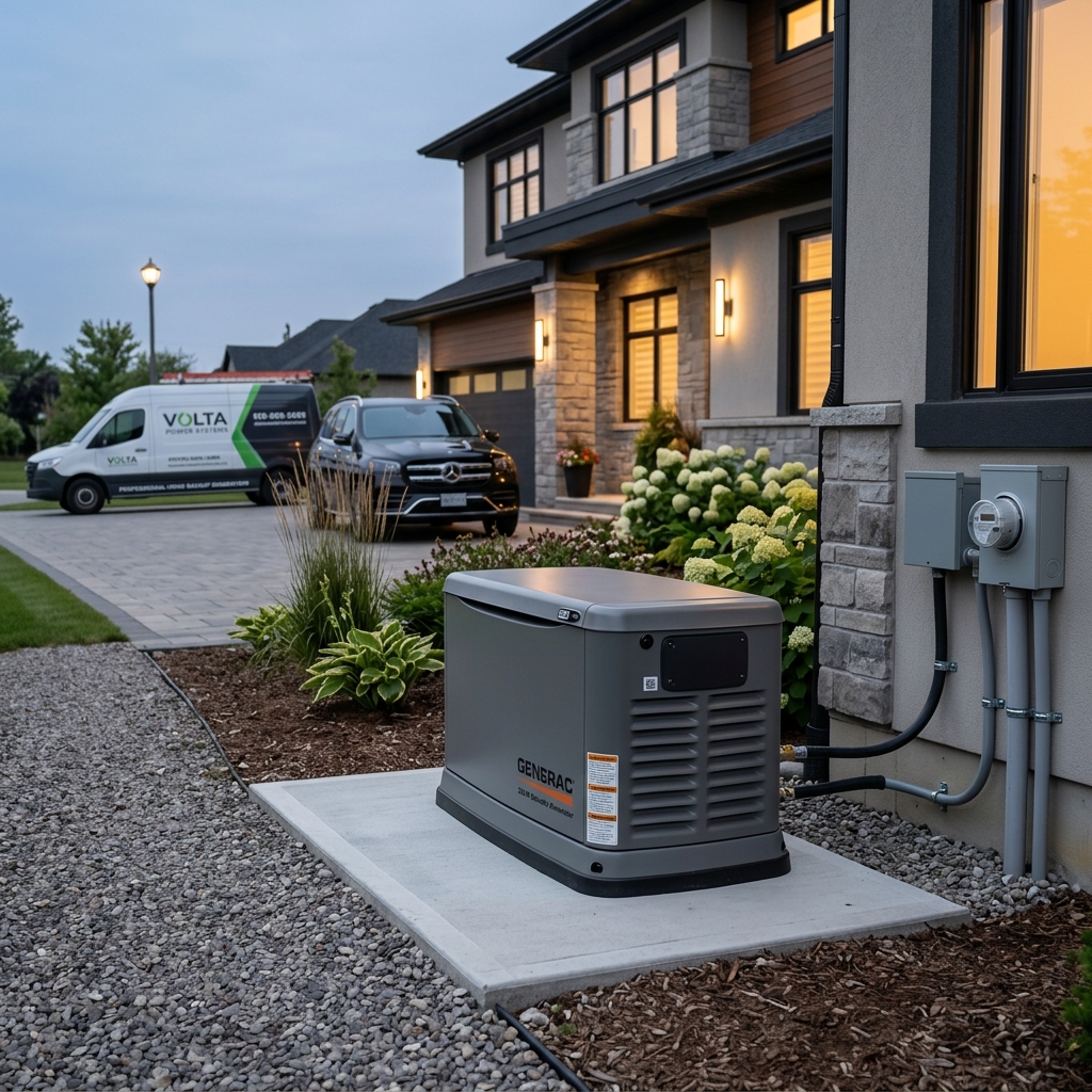 Clean Standby Generator Installation